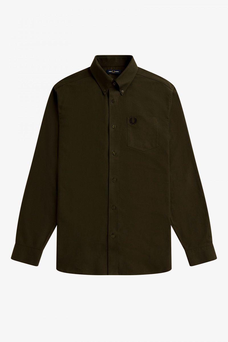 Green Fred Perry Oxford Men's Shirts | PH 1515OKIR